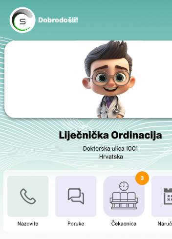 Snimka zaslona početna stranica