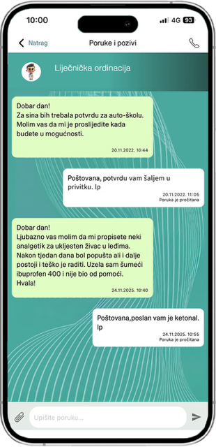 Screenshot of the home page